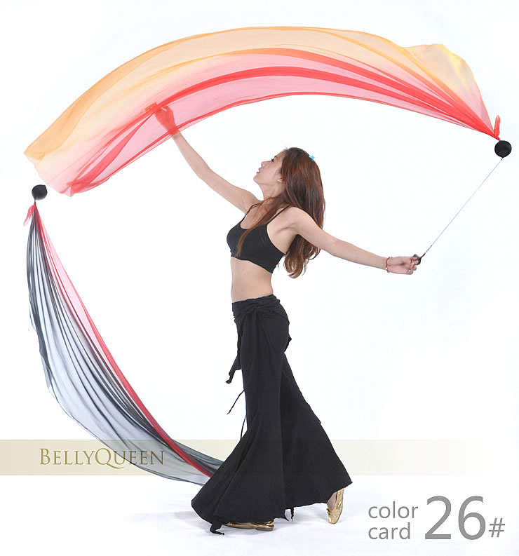 Belly Dance Poi Veil For Ladies More Colors